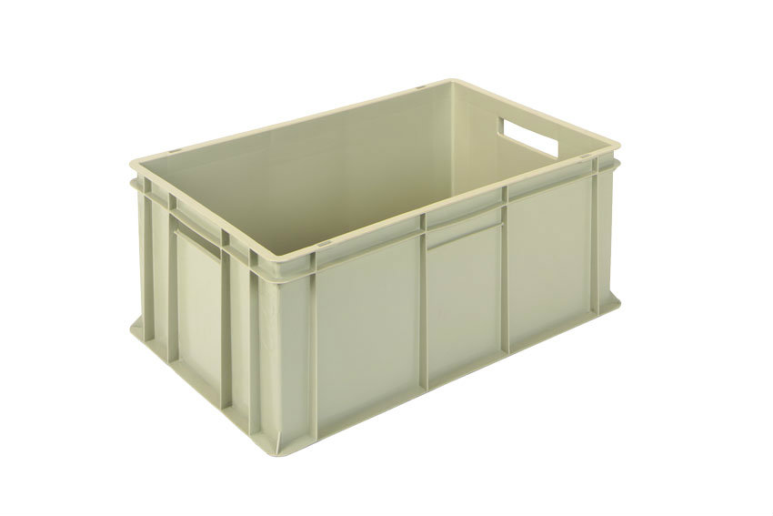 EN-Stapelbehälter Gold 53l - 600x400x260mm - geschlossene Wände und Boden verstärkter 
