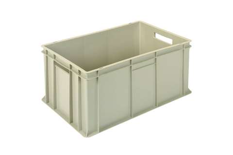 EN-Stapelbehälter Gold 58l - 600x400x290mm - geschlossene Wände und Boden verstärkter