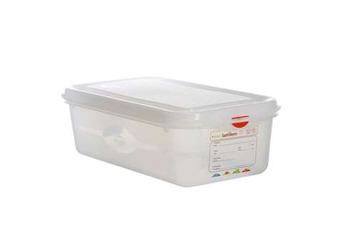 Gastronox 1/3 - 100mm Tiefe - 4l - mit Deckel und Clips