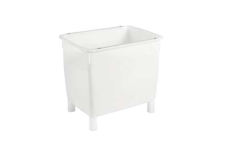 Large volume container conical 210l - 790x605x685mm - on 4 feet