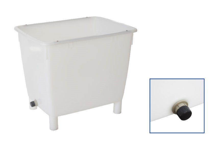 Behälter Hnc-0001 + Drehstoph Hnc-9002 - + Bohrung Unten Auf Seite L=605mm 