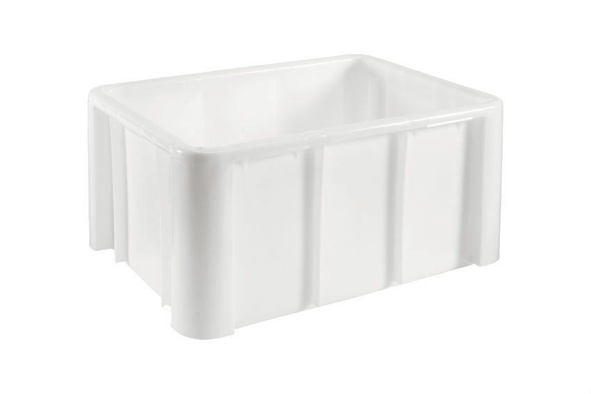 EN Large volume bin 140l - 800x600x405mm - rounded corners - smooth base 