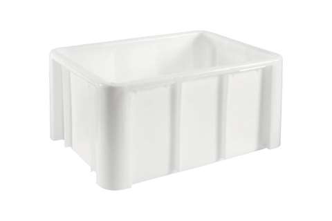 EN Large volume bin 140l - 800x600x405mm - rounded corners - smooth base