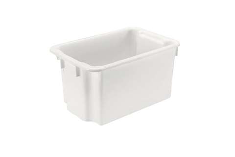 EN nest- and stackable transport crate 50l - 600x400x325mm - Rota - rounded corners