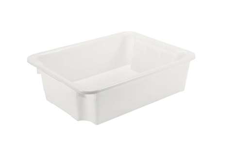 EN nest- and stackable transport crate 80l - 800x600x220mm - Rota - rounded corners