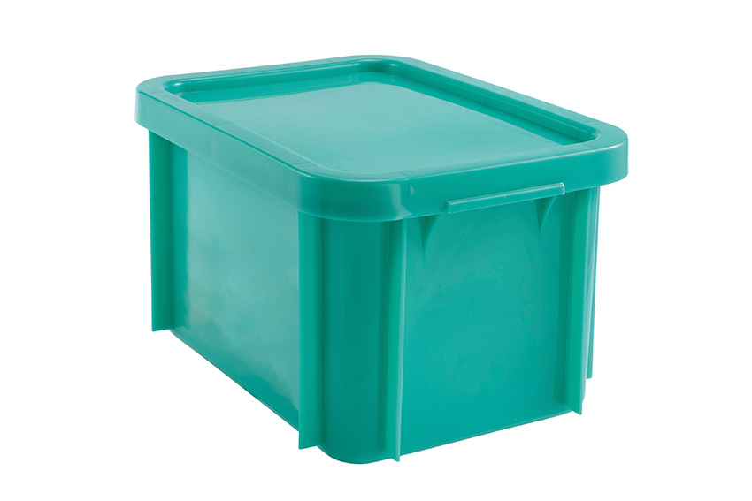 EN stackable transport crate Special 15l - 400x300x235mm - rounded corners - incl. lid 