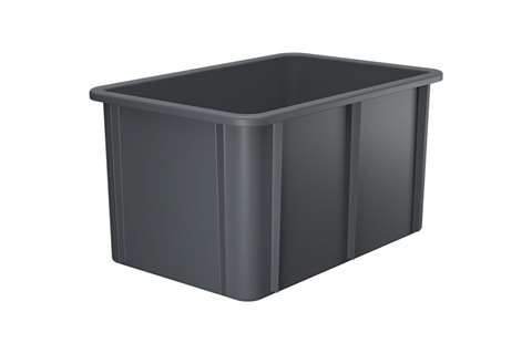 EN stackable transport crate Special 60l - 600x400x320mm - rounded corners