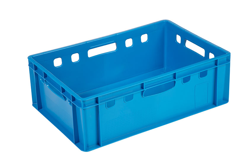 Euronorm meat crate 40l - E2 - 600x400x200mm 