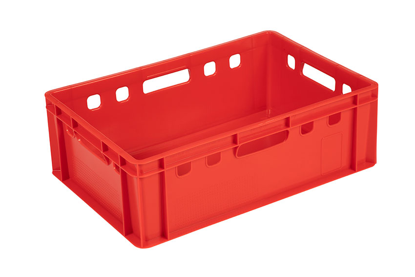 Euronorm meat crate 40l - E2 - 600x400x200mm 