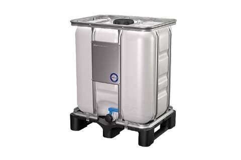 300l IBC un certified - 800x600x1000mm - synthetic pallet - fillopening ø150mm