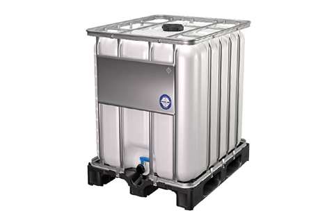 IBC container 600l - 1200x800x1013mm - synthetic pallet - fillopening ø150mm