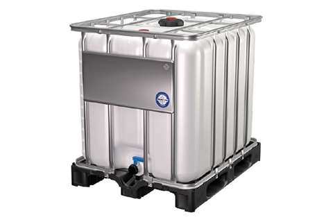 1060l IBC adblue with cds quick connect - synthetic pallet - fillopening ø150mm