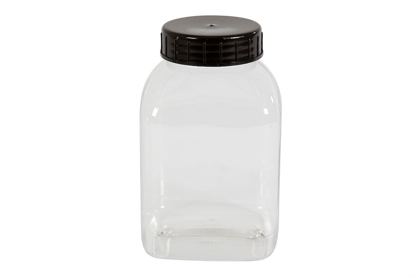 Quadratische Weithalsdose - 2000ml - 310 PVC/petg Series 