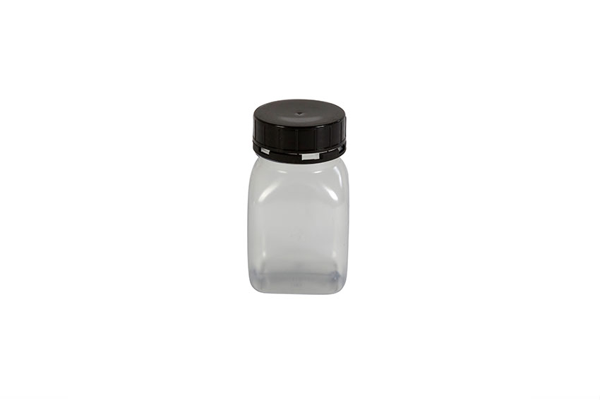 Quadratische Weithalsdose - 200ml - 310 PVC Series-mit Vers. Schraubverschl. 
