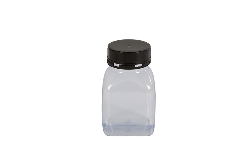Quadratische Weithalsdose - 300ml - 310 PVC Series-mit Vers. Schraubverschl. 
