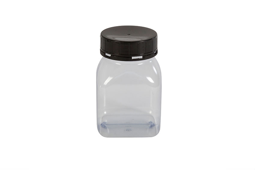 Quadratische Weithalsdose - 500ml - 310 PVC Series-mit Vers. Schraubverschl. 