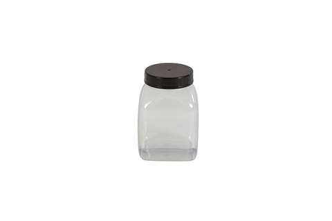 Quadratische Weithalsdose - 300ml - 310 PVC/petg Series