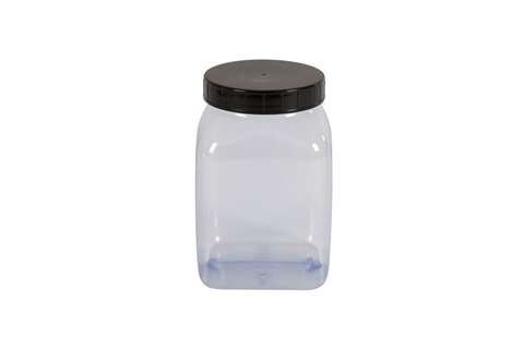 Square container wide opening - 1000ml - serie 310 PVC/petg