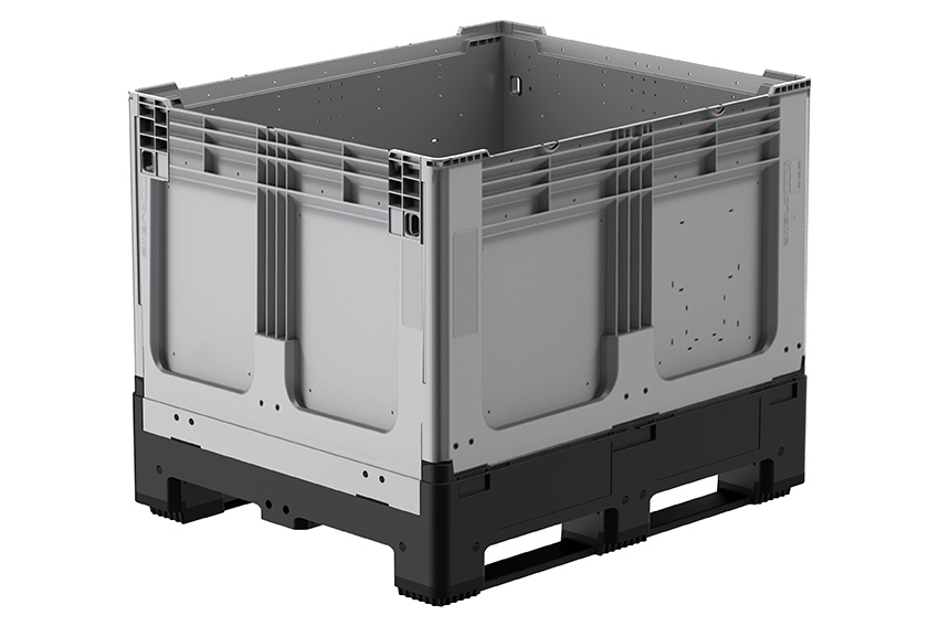Logifold Box 1200x1000x975mm - 855l - geschlossen - 2 Kufen 