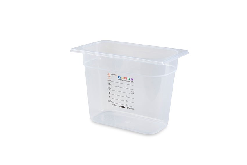 Gastroplus 1/4 - 200mm deep - 4,8l - IML label - no lid incl. 