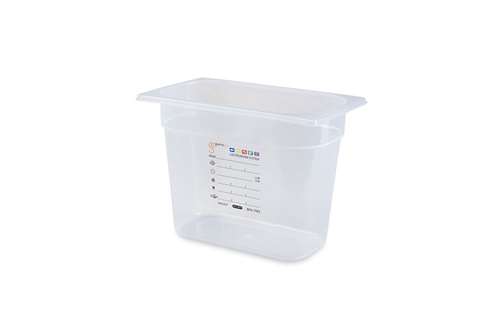 Gastroplus 1/4 - 200mm Tief - 4,8l - IML-Etikett  - Ohne Deckel