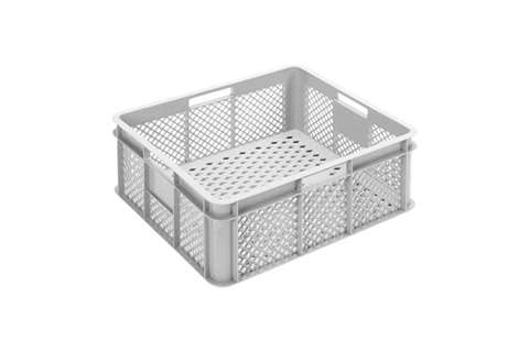 Stapelbare Lagerbehälter Multi 18l - 400x350x160mm - perforierte Wände und Boden