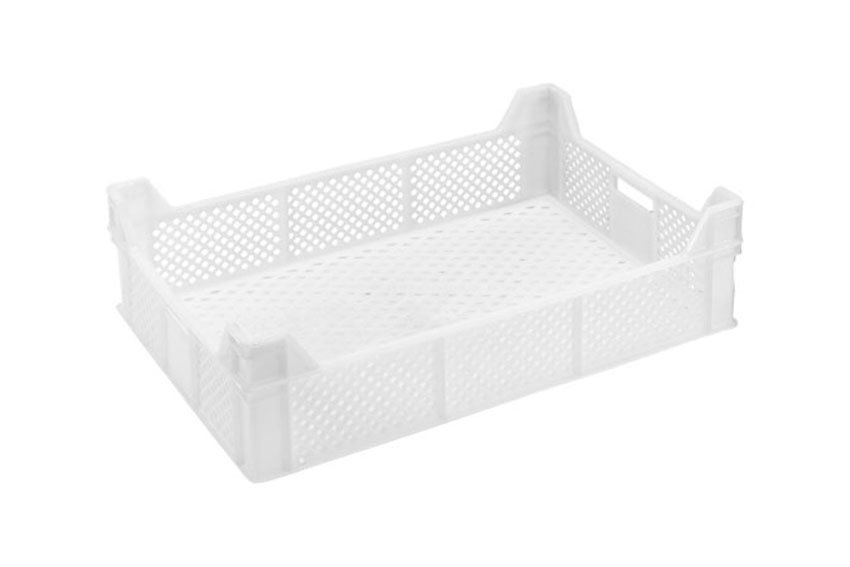 Stacking crate Multi 32l - 600x400x175mm - perforated sides and bottom 