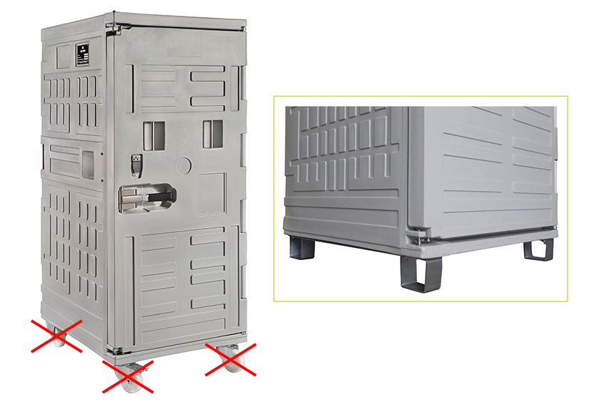 Cargoline Isotherm Container 775l - Aus 4 Füssen 