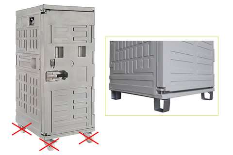 Cargoline Isotherm Container 775l - Aus 4 Füssen