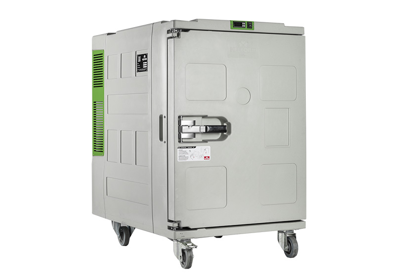 Isoliercontainer Koala Green 495 - 855x1285x1360mm - statische Kühlung - 0°C +10°C - 4 Räd 