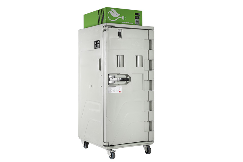 Isoliercontainer Koala Green 500 - 850x715x1915mm - Umluftkühlung - -0°C +10°C - 120Ah 
