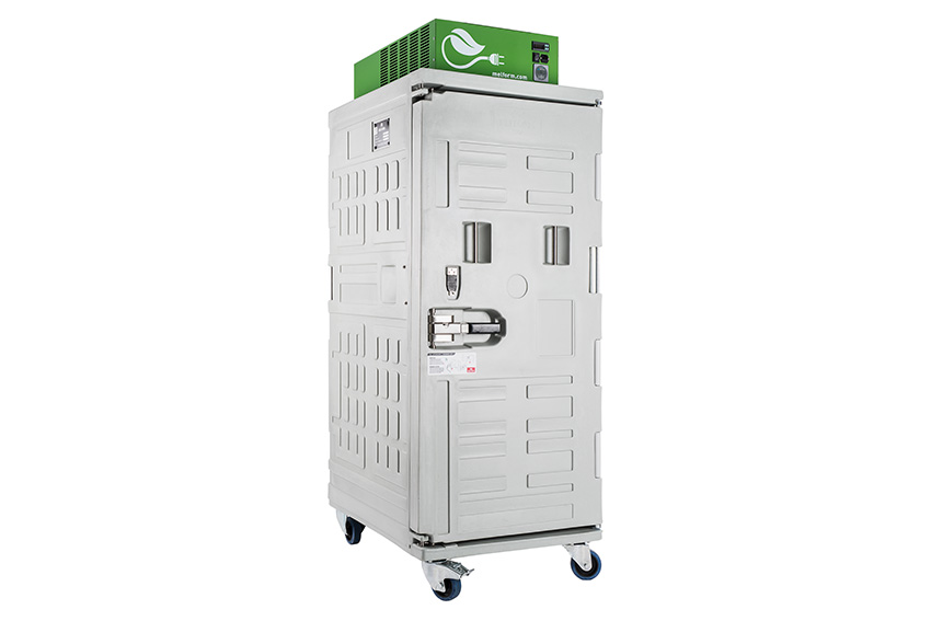 Isoliercontainer Koala Green 780 - 1000x800x2170mm - Umluftkühlung - -18°C +10°C - 150Ah 