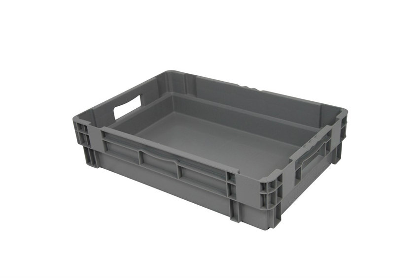 EN Nestable and stackable crate 26l - 600x400x140mm - closed sides and bottom - monocolor 