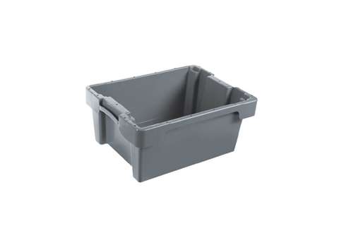 EN Nestable and stackable crate 14l - 400x300x170mm - closed sides and bottom