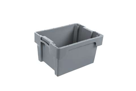 EN Nestable and stackable crate 18l - 400x300x220mm - closed sides and bottom