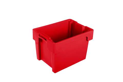 EN Nestable and stackable crate 23l - 400x300x270mm - closed sides and bottom