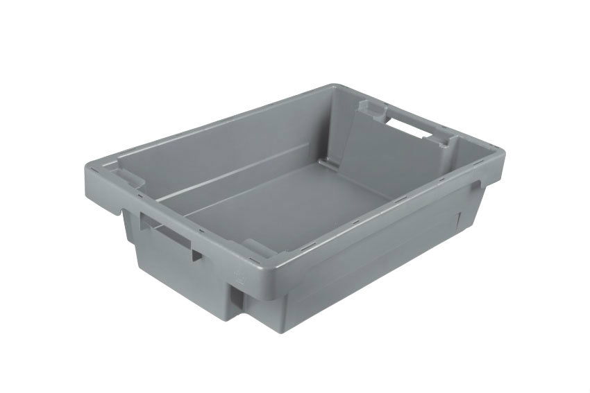 EN Nestable and stackable crate 25l - 600x400x150mm - closed sides and bottom 