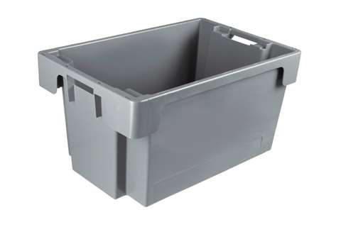 EN Nestable and stackable crate 50l - 600x400x300mm - closed sides and bottom