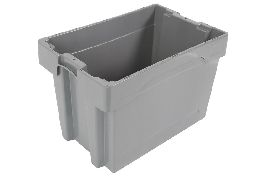 EN Nestable and stackable crate 76l - 600x400x400mm - closed sides and bottom 