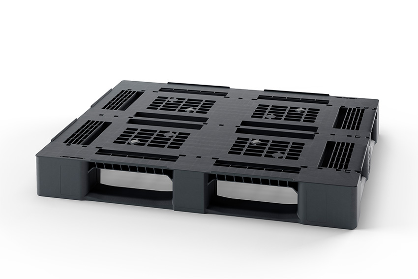 Palette Classic line - 1200x1000x150mm - offenes Deck - 3 Kufen - 7mm Rand - 2000 kg dyn. Belastung 