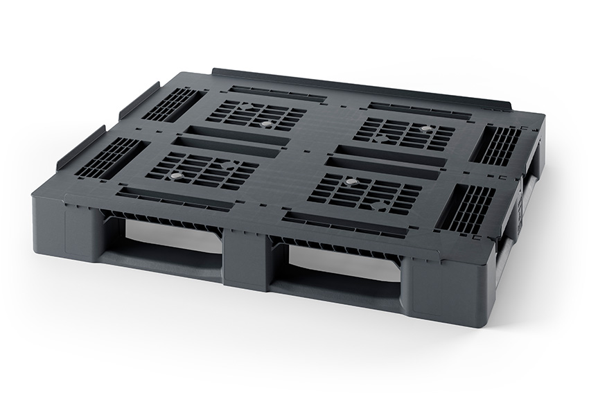 Palette Classic line - 1200x1000x150mm - offenes Deck - 3 Kufen - 22mm Rand - 2000 kg dyn. Belastung 