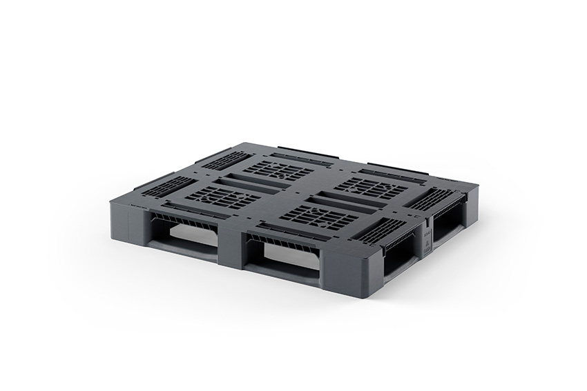 Pallet Classic line - 1200x1000x150mm - open deck - 5 skids - 7mm edge - 2000 kg dynamic capacity 