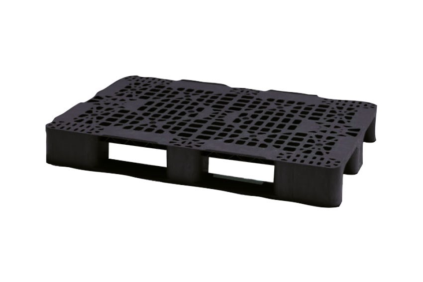 Recycled Palette - 1200x800x150mm - Offen Oberdeck - 2 Kufen 