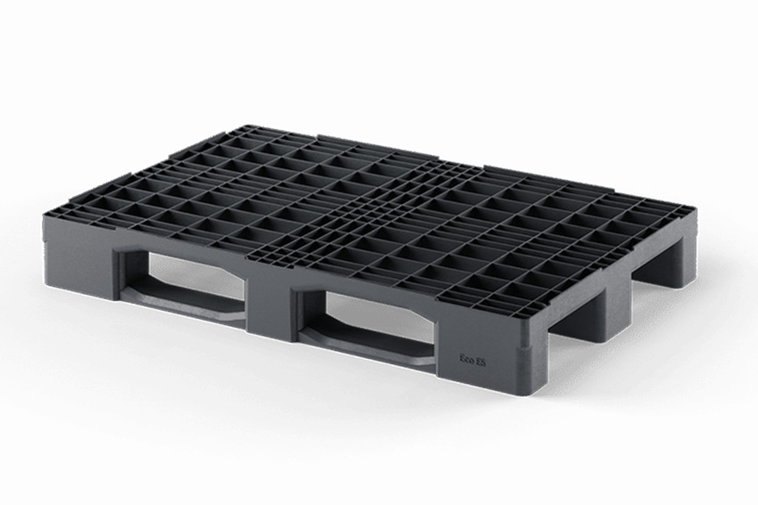 Comfort pallet - 1200x800x150mm - rec - 3 skids - open deck 
