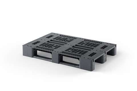 Classic pallet eu alt 1200x800x150mm - no edge - 3 skids - open deck