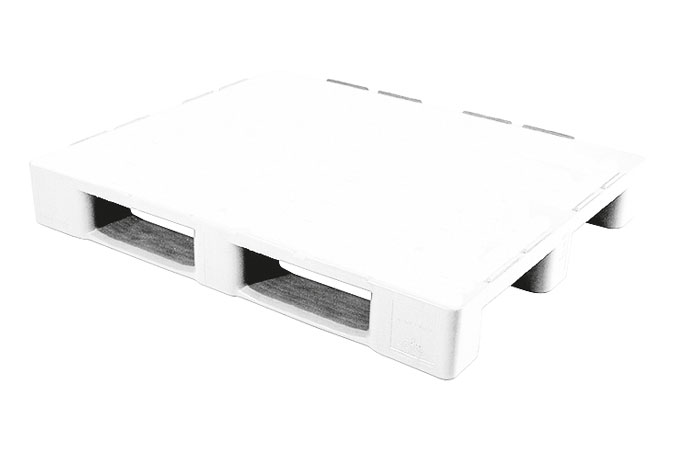 Hygiene Palette - 1200x1000x160mm - 3 Kufen - Oberdeck geschlossen 