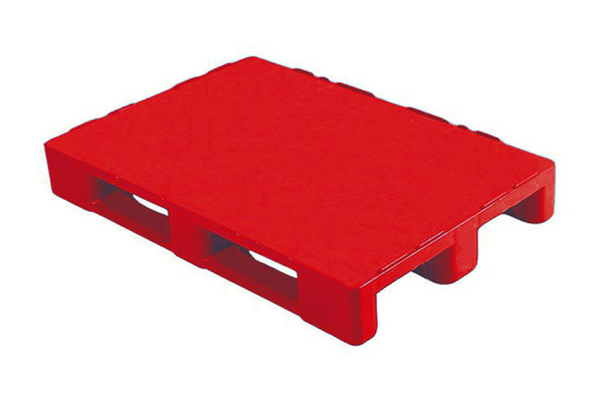 Hygiene Palette - 1200x1000x160mm - 3 Kufen - Oberdeck geschlossen 