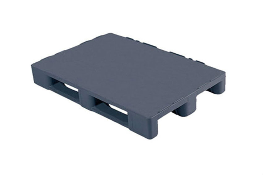 Hygiene Palette - 1200x800x155mm - Reg - 3 Kufen - Oberdeck geschlossen 