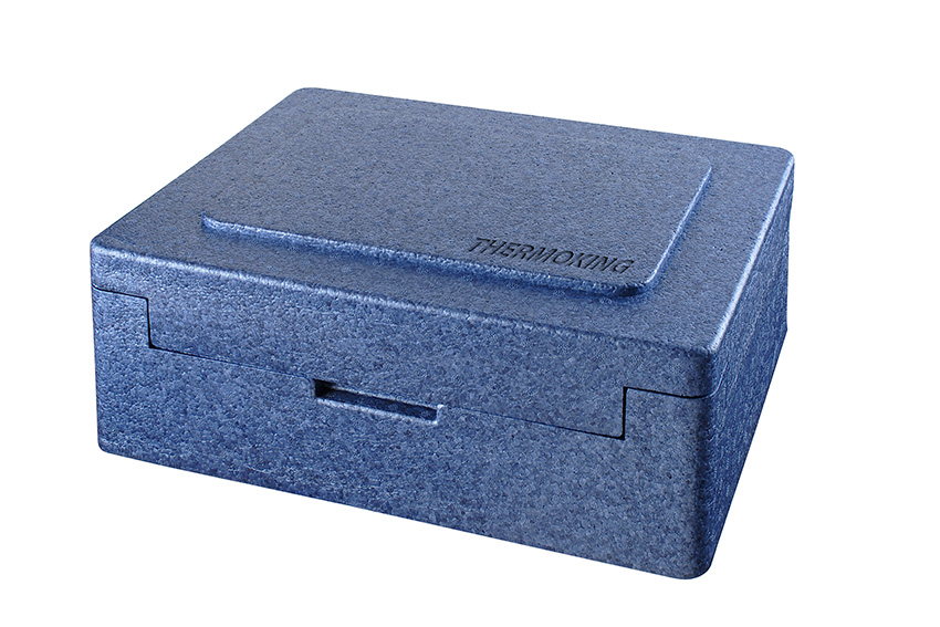 Isolierkühlbox Universal - 470x370x185mm - Polibox Thermoking 3 Fächer 