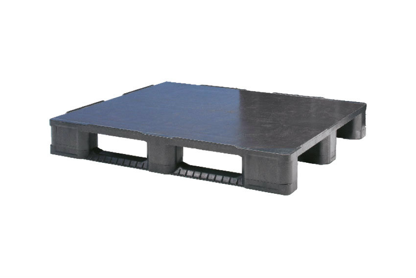 Premium Palette - 1200x1000x160mm - Reg - Oberdeck geschlossen - 3 Kufen 